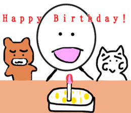 Smile,sometimes serious look sticker #11863633