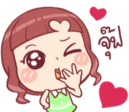 Chompoo Love Love 2 !! sticker #11864206