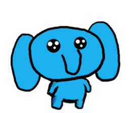 The elephant to be happy3 (WRD) sticker #11864529