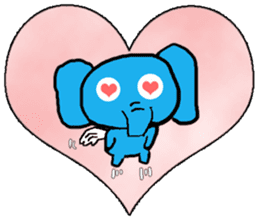The elephant to be happy3 (WRD) sticker #11864549