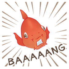colored carp [English] sticker #11864562