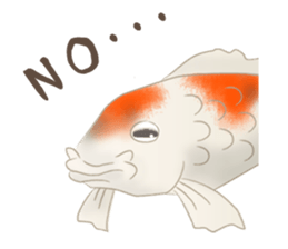 colored carp [English] sticker #11864569