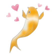 colored carp [English] sticker #11864571