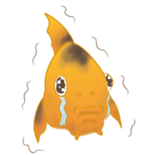 colored carp [English] sticker #11864580