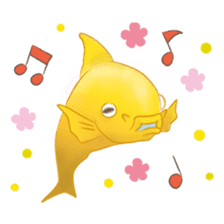colored carp [English] sticker #11864584