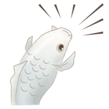 colored carp [English] sticker #11864589