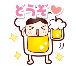 Mr.Love Beer Summer sticker #11864880