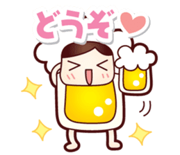 Mr.Love Beer Summer sticker #11864880