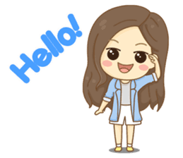 Rina Office Girl (English) sticker #11865294