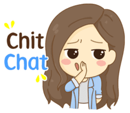 Rina Office Girl (English) sticker #11865295