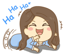 Rina Office Girl (English) sticker #11865296