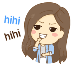 Rina Office Girl (English) sticker #11865297