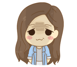 Rina Office Girl (English) sticker #11865298