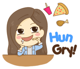 Rina Office Girl (English) sticker #11865299