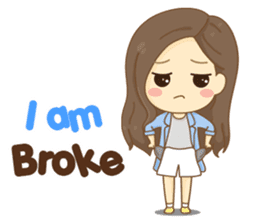 Rina Office Girl (English) sticker #11865303