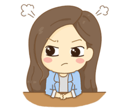 Rina Office Girl (English) sticker #11865307