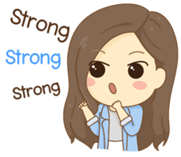 Rina Office Girl (English) sticker #11865308