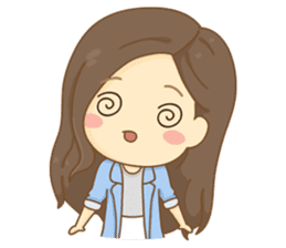 Rina Office Girl (English) sticker #11865311