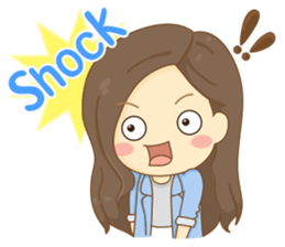 Rina Office Girl (English) sticker #11865312