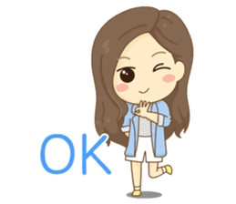 Rina Office Girl (English) sticker #11865325