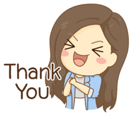 Rina Office Girl (English) sticker #11865326