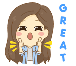 Rina Office Girl (English) sticker #11865328