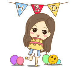 Rina Office Girl (English) sticker #11865332