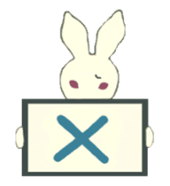 Lara Rabbit sticker #11865443