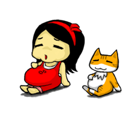 Jung and Cat sticker #11865582