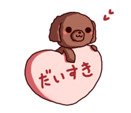 Toy Poodle sticker's2 sticker #11866115