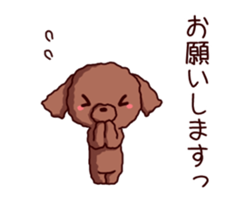Toy Poodle sticker's2 sticker #11866116
