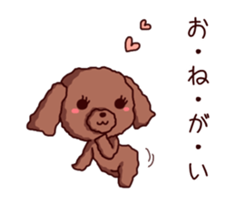 Toy Poodle sticker's2 sticker #11866117