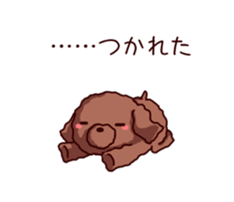 Toy Poodle sticker's2 sticker #11866119