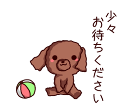 Toy Poodle sticker's2 sticker #11866131