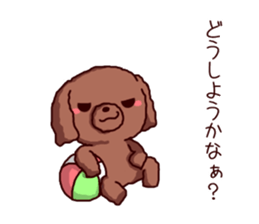 Toy Poodle sticker's2 sticker #11866142
