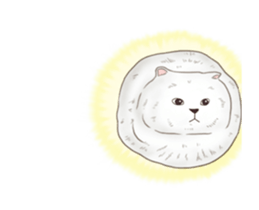 Moving!Strange pose cat sticker #11866603