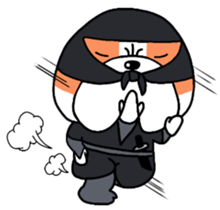 Bulldog Ninja sticker #11866627