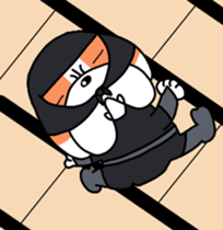 Bulldog Ninja sticker #11866629