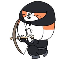 Bulldog Ninja sticker #11866630