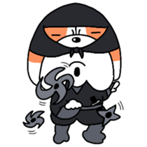 Bulldog Ninja sticker #11866632