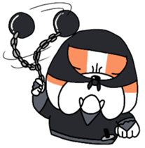 Bulldog Ninja sticker #11866635