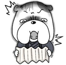 Bulldog Ninja sticker #11866647