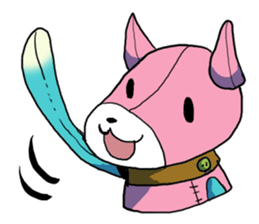 He is an easy-going soft toy sticker #11866654