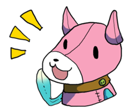 He is an easy-going soft toy sticker #11866655