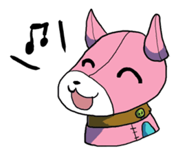 He is an easy-going soft toy sticker #11866656