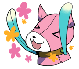 He is an easy-going soft toy sticker #11866658