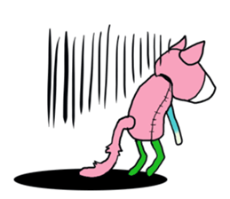 He is an easy-going soft toy sticker #11866665