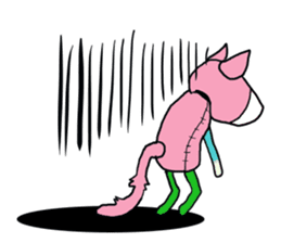 He is an easy-going soft toy sticker #11866665