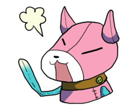 He is an easy-going soft toy sticker #11866666