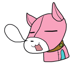 He is an easy-going soft toy sticker #11866669